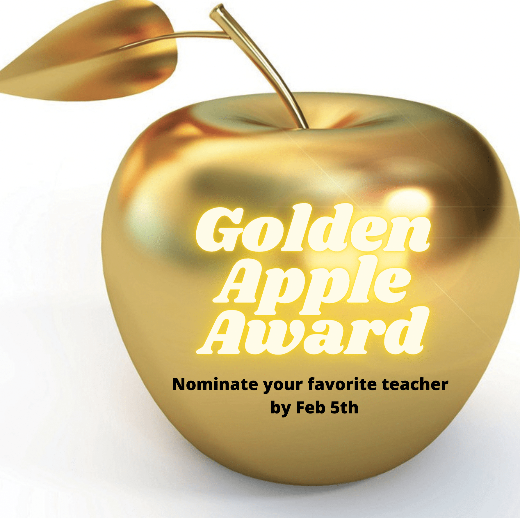 Students Nominate For The Golden Apple Award By Feb 5th Timpview High School